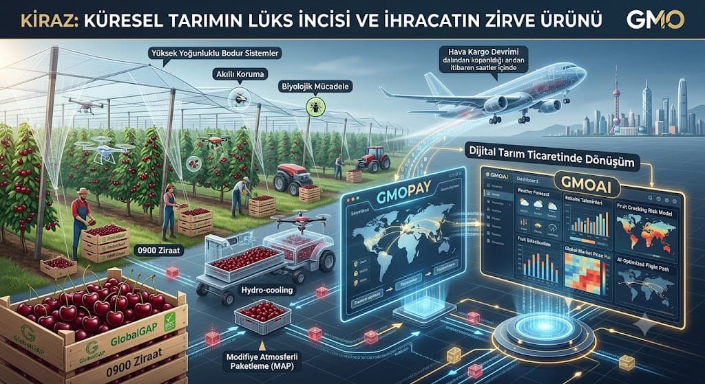 Kiraz: Küresel Tarımın Lüks İncisi ve İhracatın Zirve Ürünü