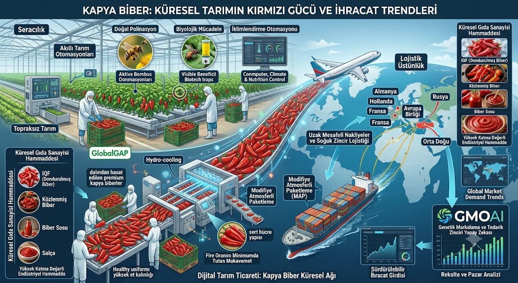 Kapya Biber: Küresel Tarımın Kırmızı Gücü ve İhracat Trendleri 