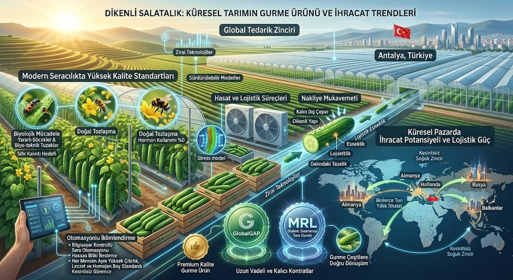 Dikenli Salatalık: Küresel Tarımın Gurme Ürünü ve İhracat Trendleri 