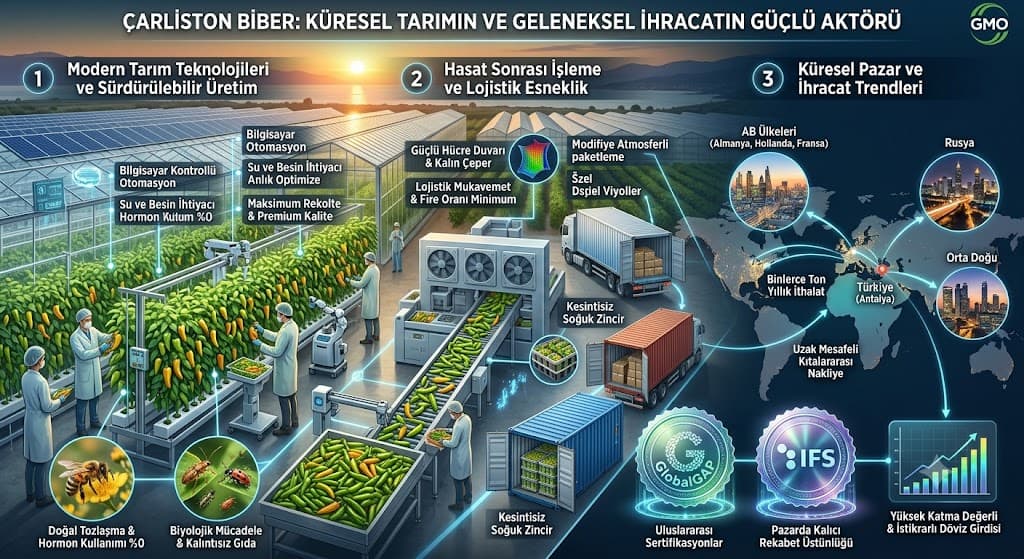 Çarliston Biber: Küresel Tarımın ve Geleneksel İhracatın Güçlü Aktörü