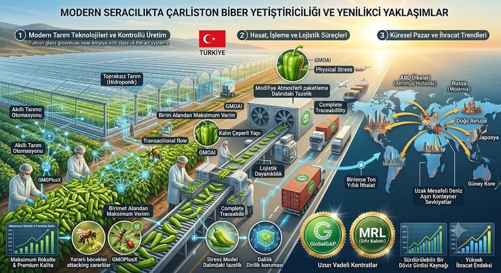 Modern Seracılıkta Çarliston Biber Yetiştiriciliği ve Yenilikçi Yaklaşımlar  